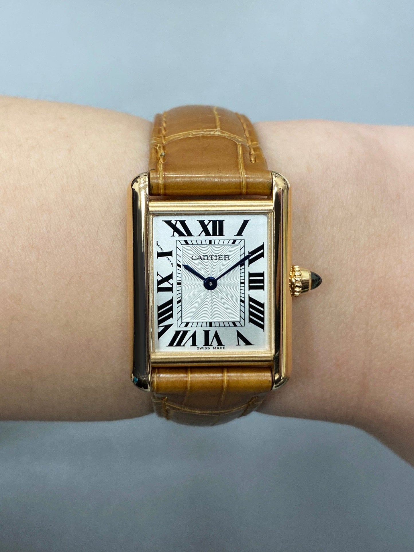 Cartier Tank Louis Small WGTA0010 18K Rose Gold Ladies Watch