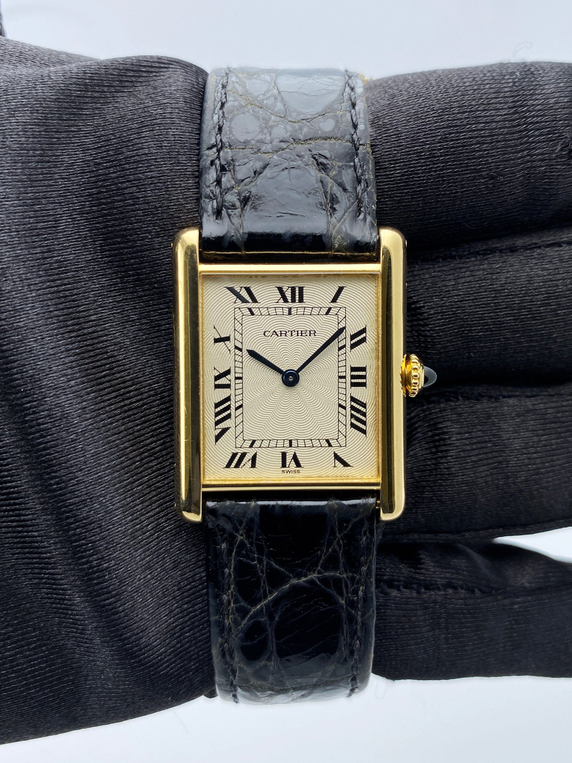 Cartier Tank Louis W1504856 18K Yellow Gold Ladies Watch - Watches