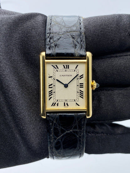 Cartier Tank Louis W1504856 18K Yellow Gold Ladies Watch - Watches