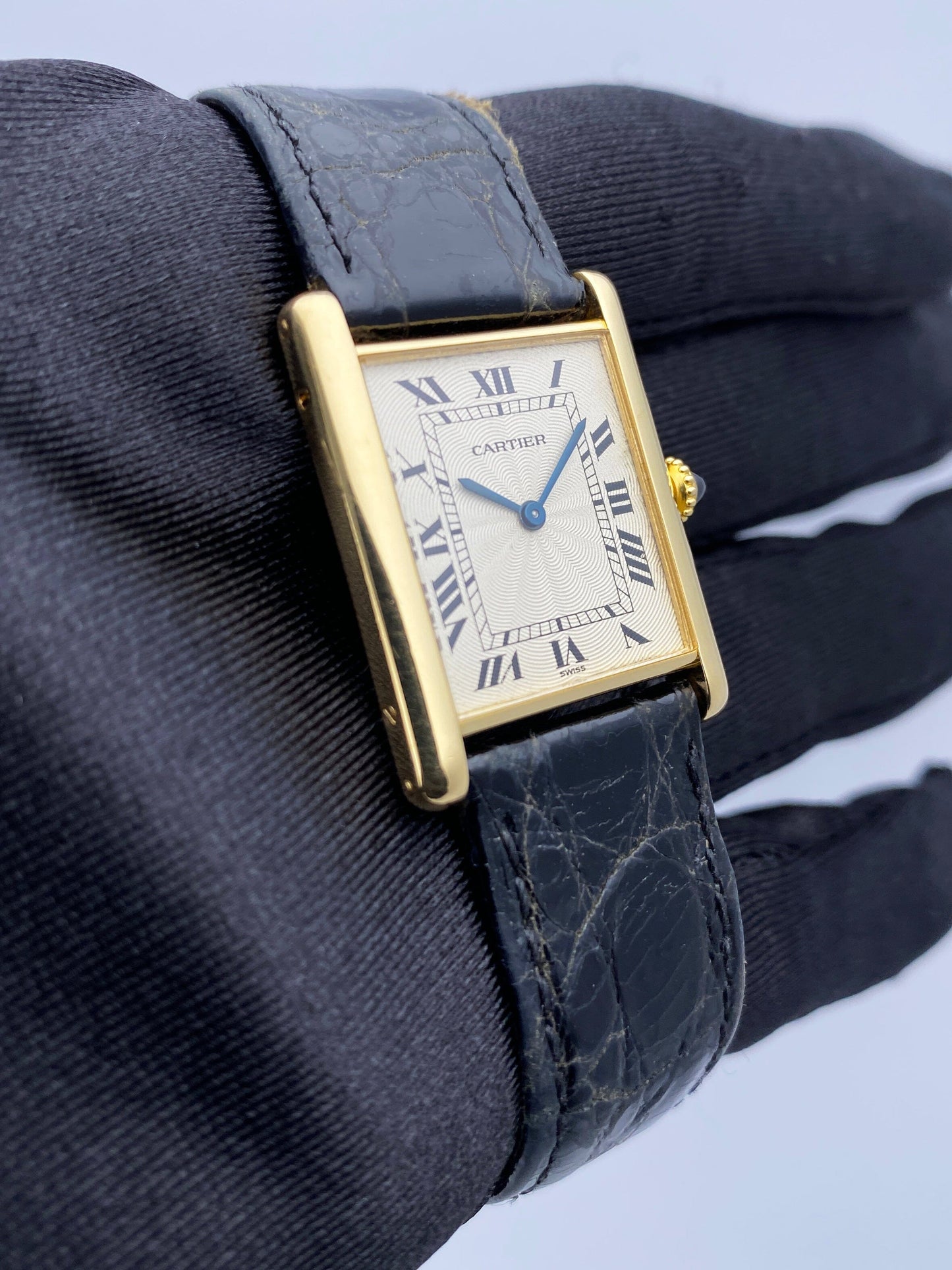 Cartier Tank Louis W1504856 18K Yellow Gold Ladies Watch - Watches