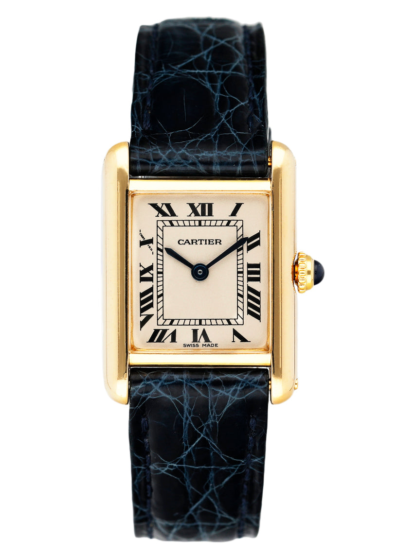 Cartier Tank Louis W1512753 18K Yellow Gold Ladies Watch - Wristwatch