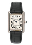 Cartier Tank Louis W1540956 Large Size 18K White Gold Watch - Wristwatch