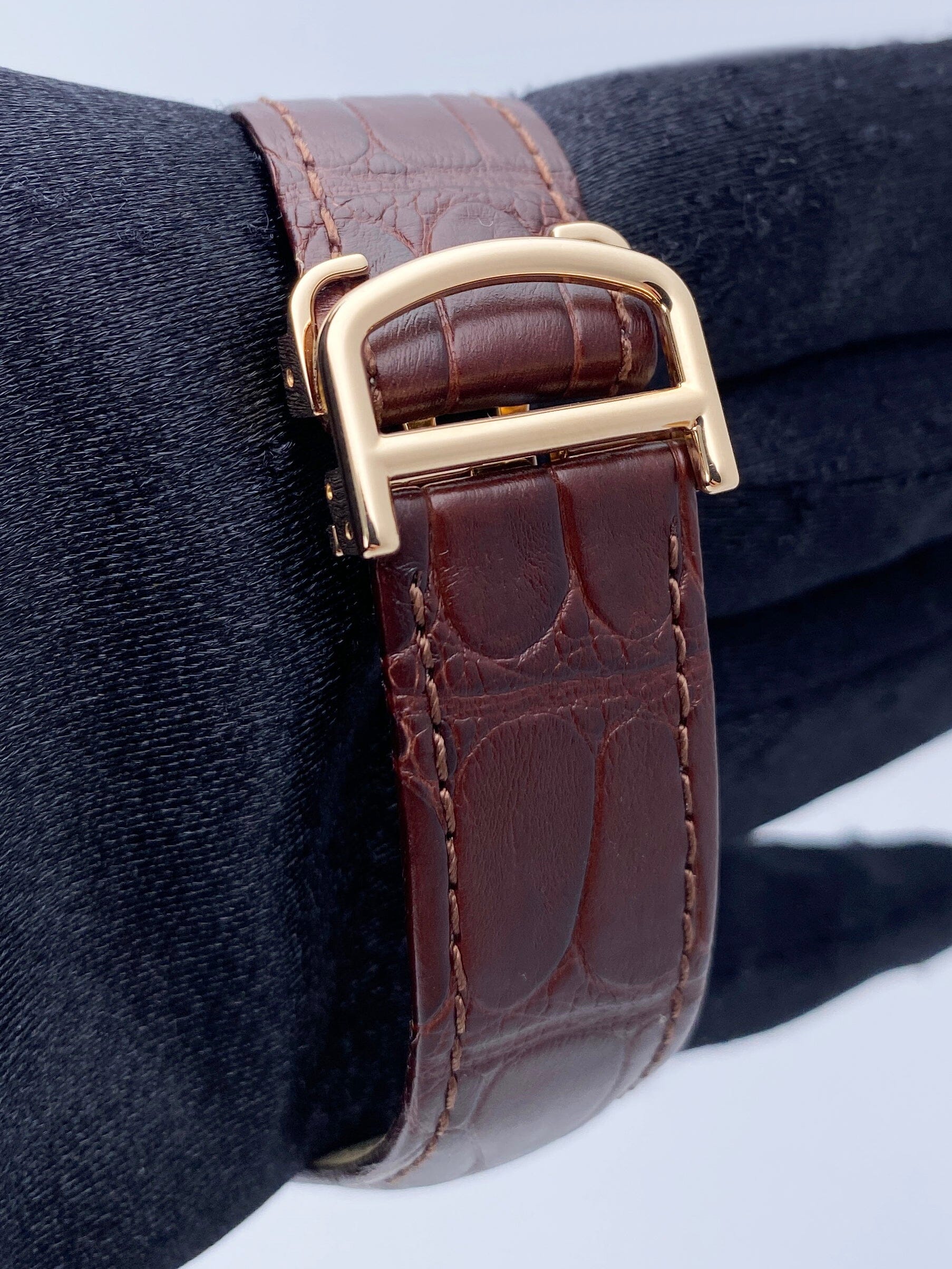 Cartier Tank Louis XL W1560003 18K Rose Gold Mens Watch - Wristwatch