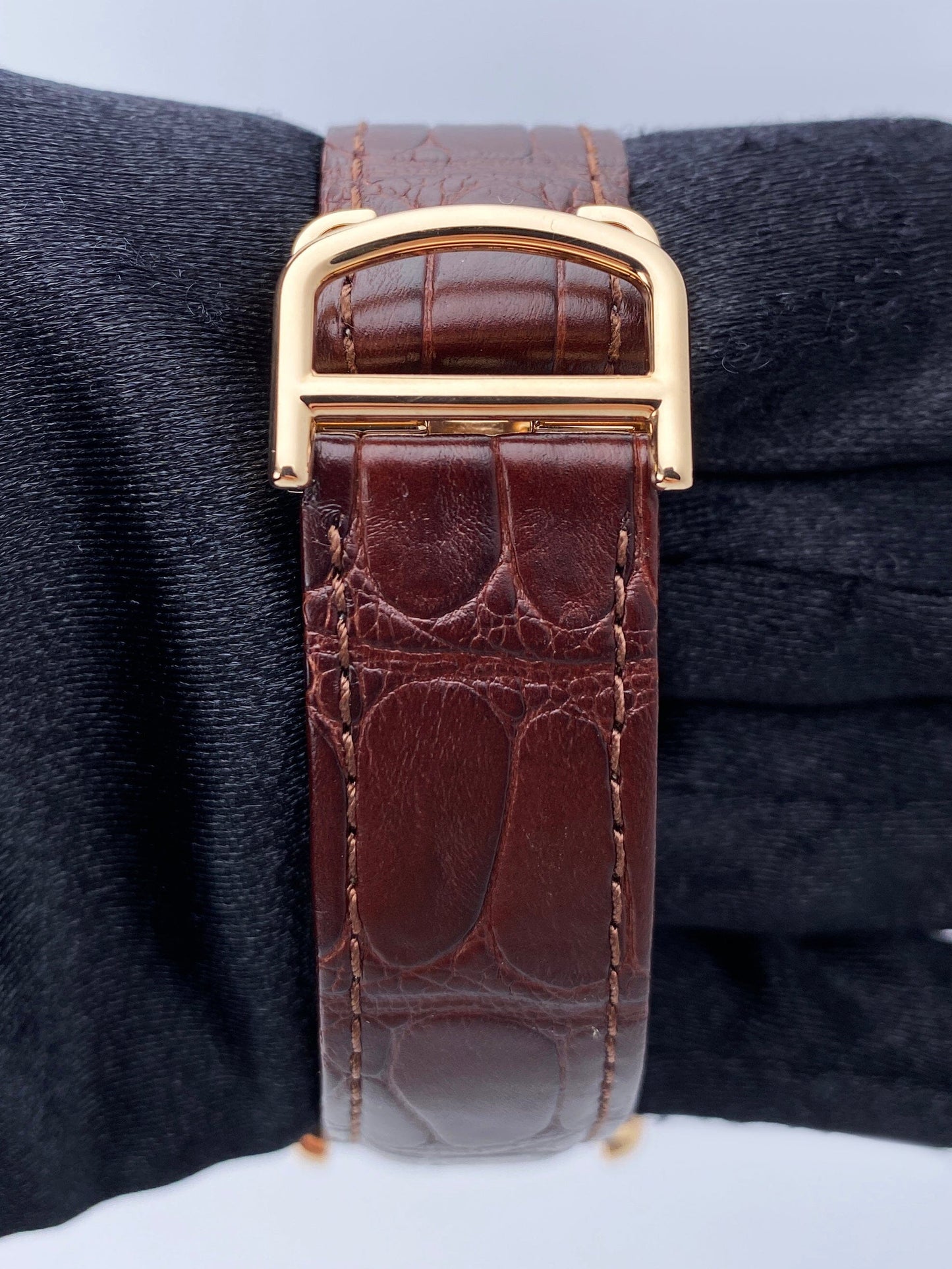 Cartier Tank Louis XL W1560003 18K Rose Gold Mens Watch - Wristwatch