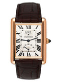 Cartier Tank Louis XL W1560003 18K Rose Gold Mens Watch - Wristwatch
