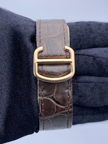 Cartier Tank Louis XL WT200005 Diamond 18K Rose Gold Mens Watch Box Papers - Wristwatch