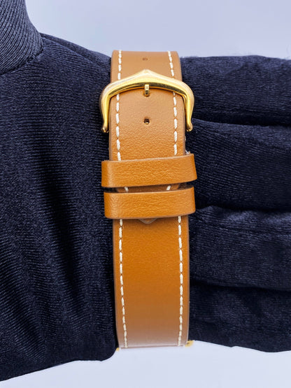 Cartier Tank Mecanique 9606 18K Yellow Gold Ladies Watch - Virtual