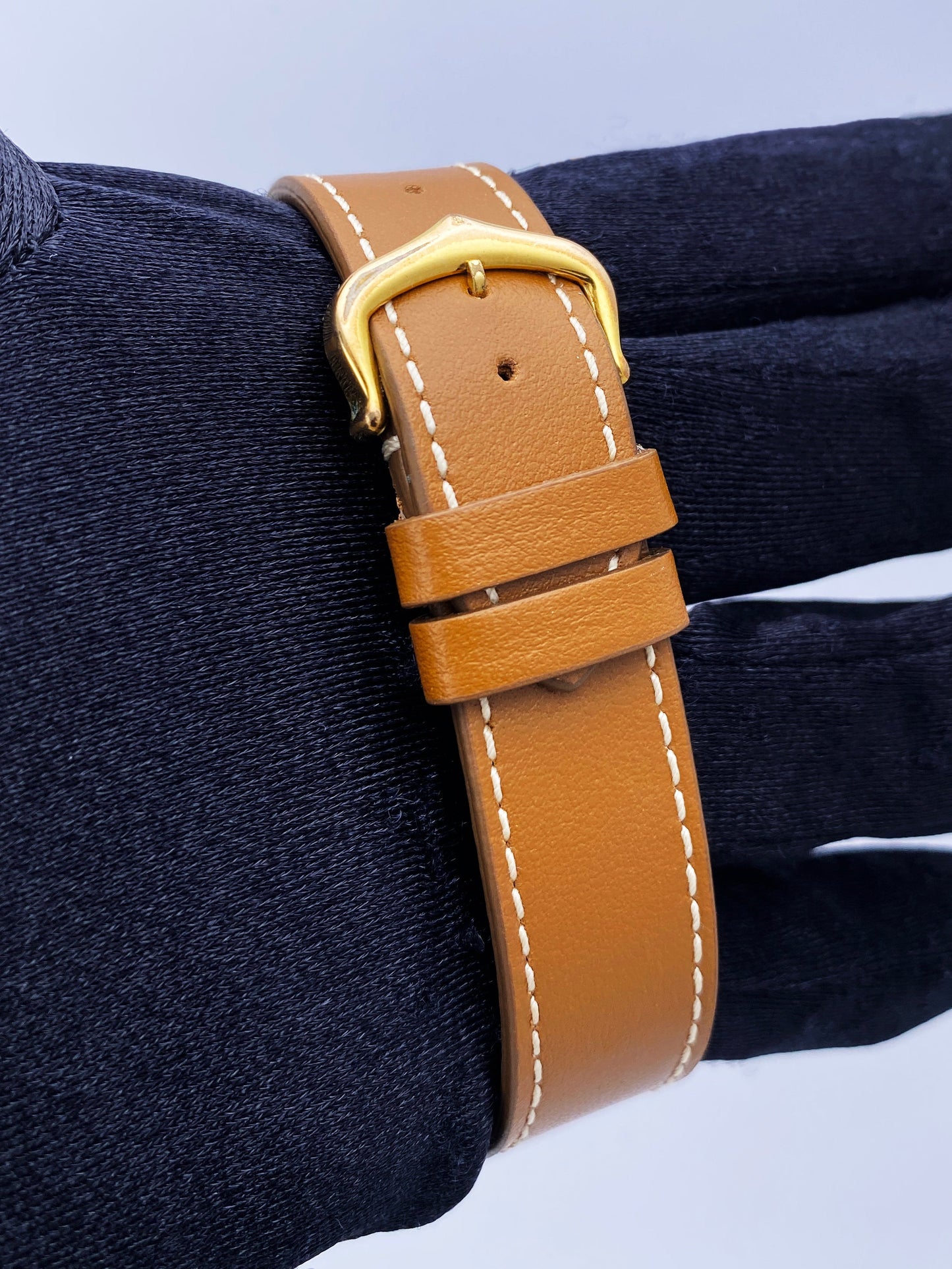 Cartier Tank Mecanique 9606 18K Yellow Gold Ladies Watch - Virtual
