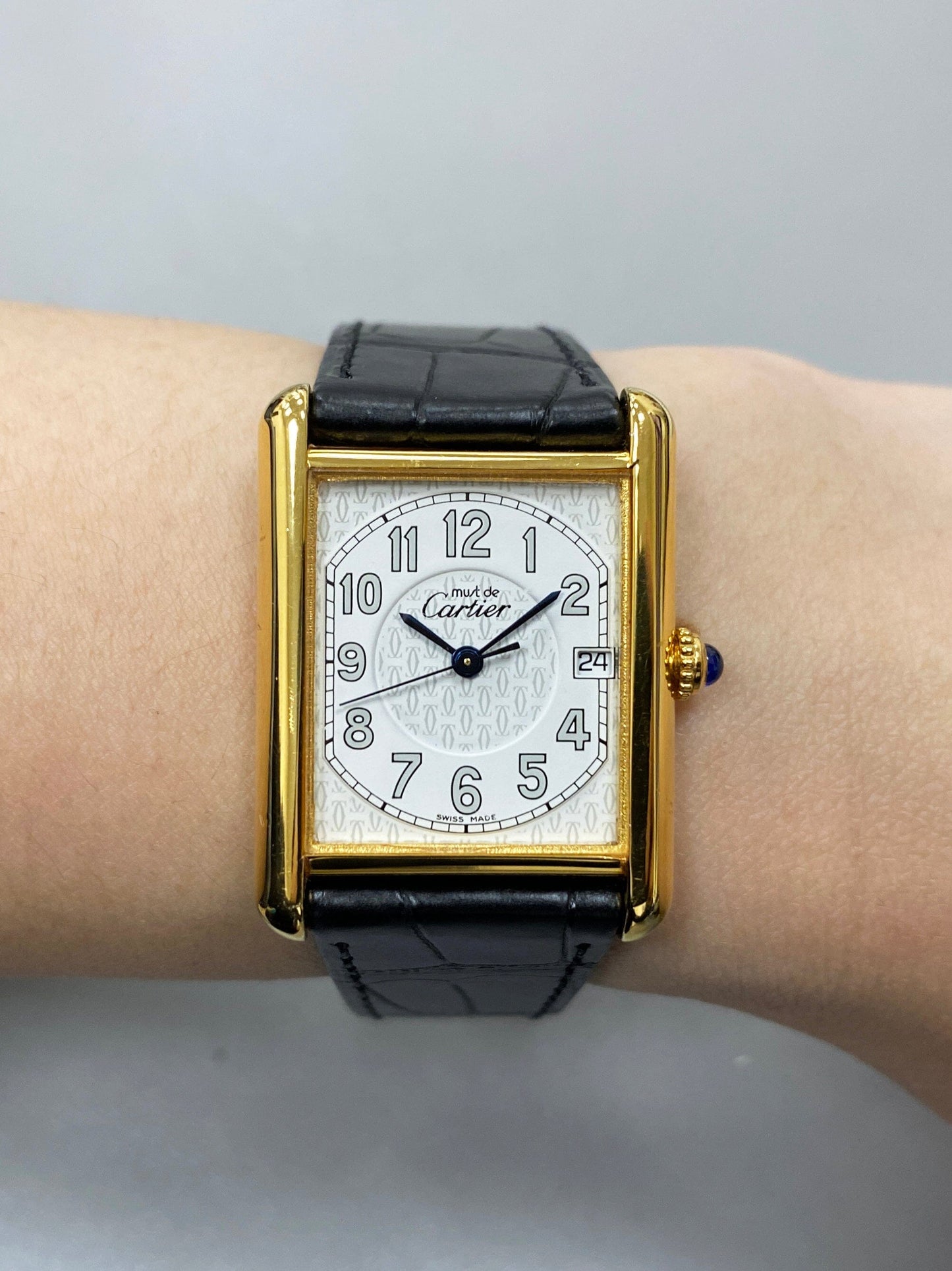 Cartier Tank Must W1013954 Argent Ladies Watch - Wristwatch