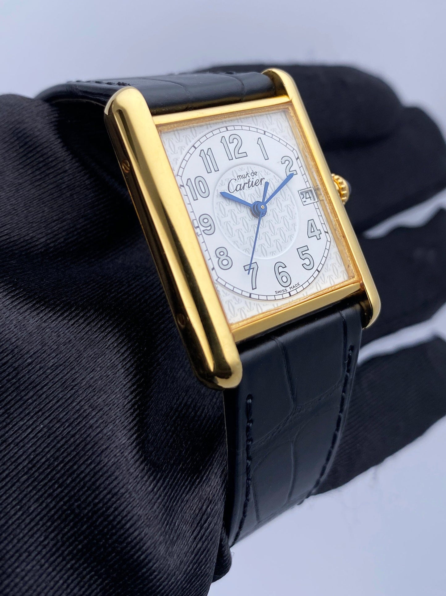 Cartier Tank Must W1013954 Argent Ladies Watch - Wristwatch