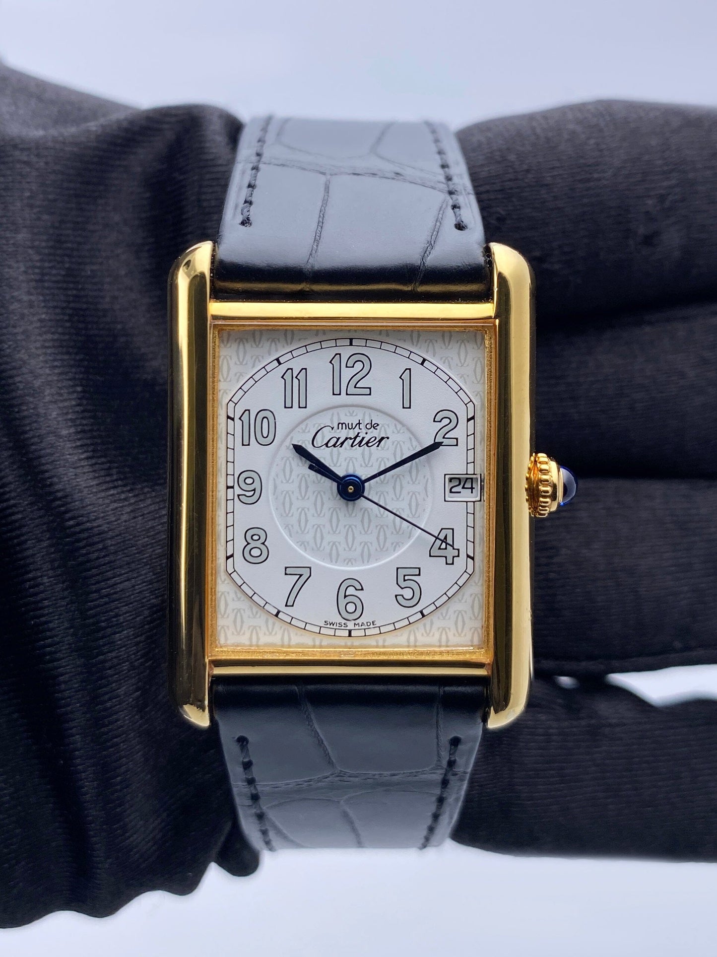 Cartier Tank Must W1013954 Argent Ladies Watch - Wristwatch