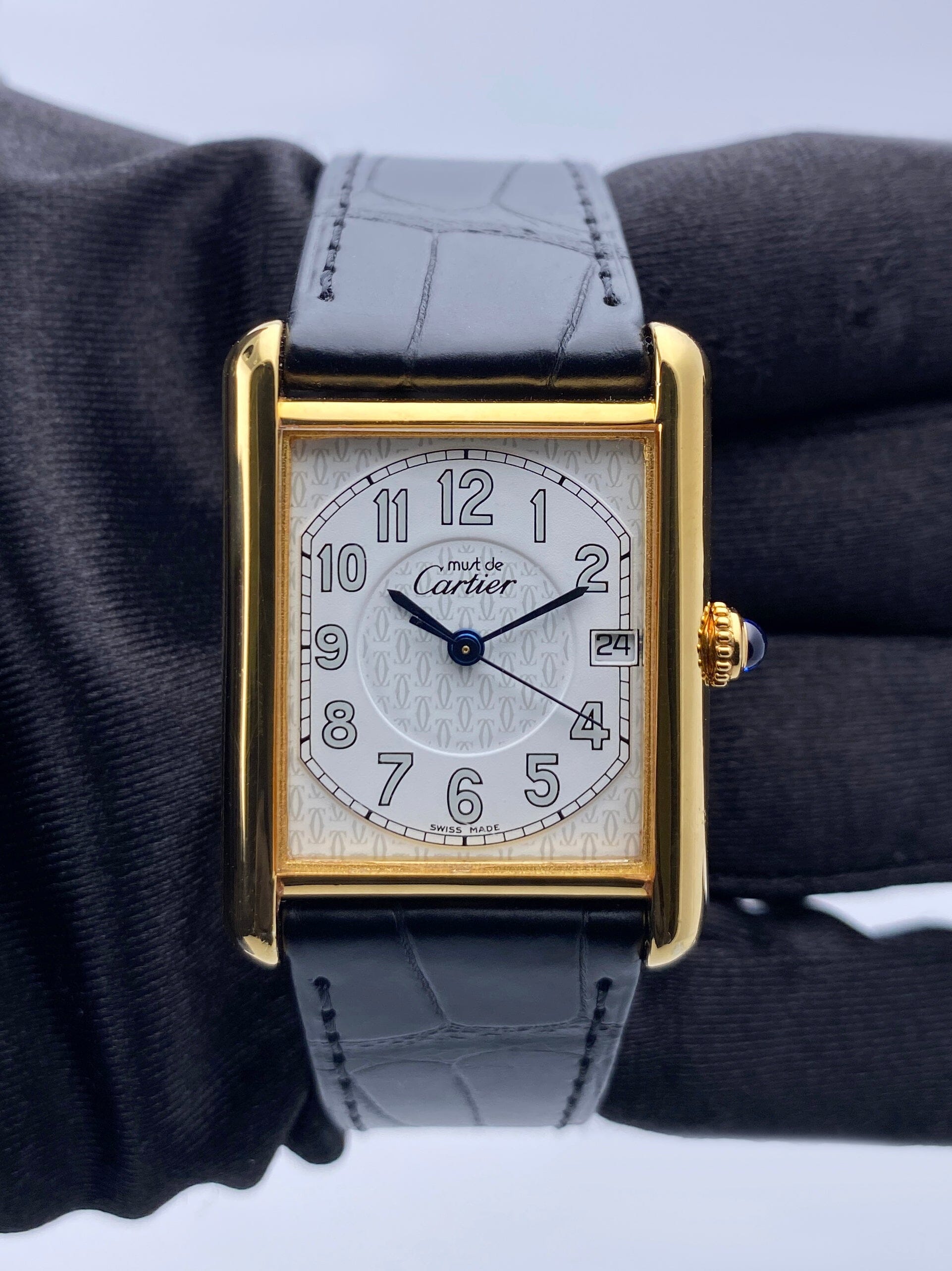 Cartier Tank Must W1013954 Argent Ladies Watch - Wristwatch