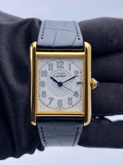 Cartier Tank Must W1013954 Argent Ladies Watch - Wristwatch
