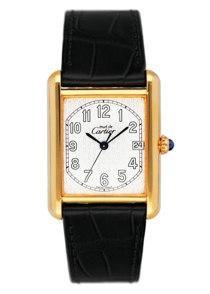 Cartier Tank Must W1013954 Argent Ladies Watch - Wristwatch