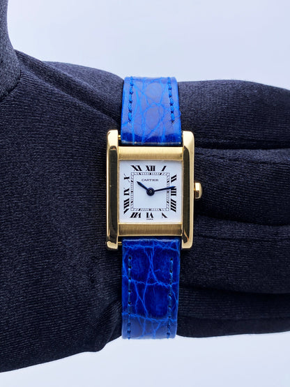 Cartier Tank Paris 18K Yellow Gold Ladies Watch