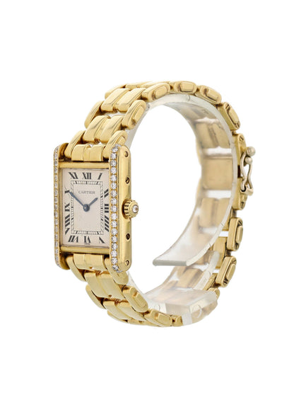 Cartier Tank Paris 18k Yellow Gold Ladies Watch - Wristwatch