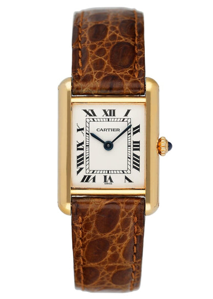 Cartier Tank Paris 18K Yellow Gold Ladies Watch - Wristwatch
