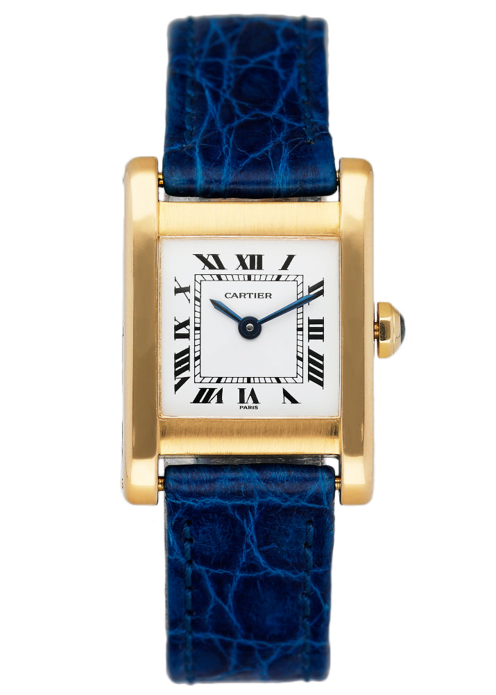 Cartier Tank Paris 18K Yellow Gold Ladies Watch