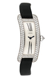 Cartier Tank S Americaine 2625 18K White Gold Diamond Ladies Watch - Virtual