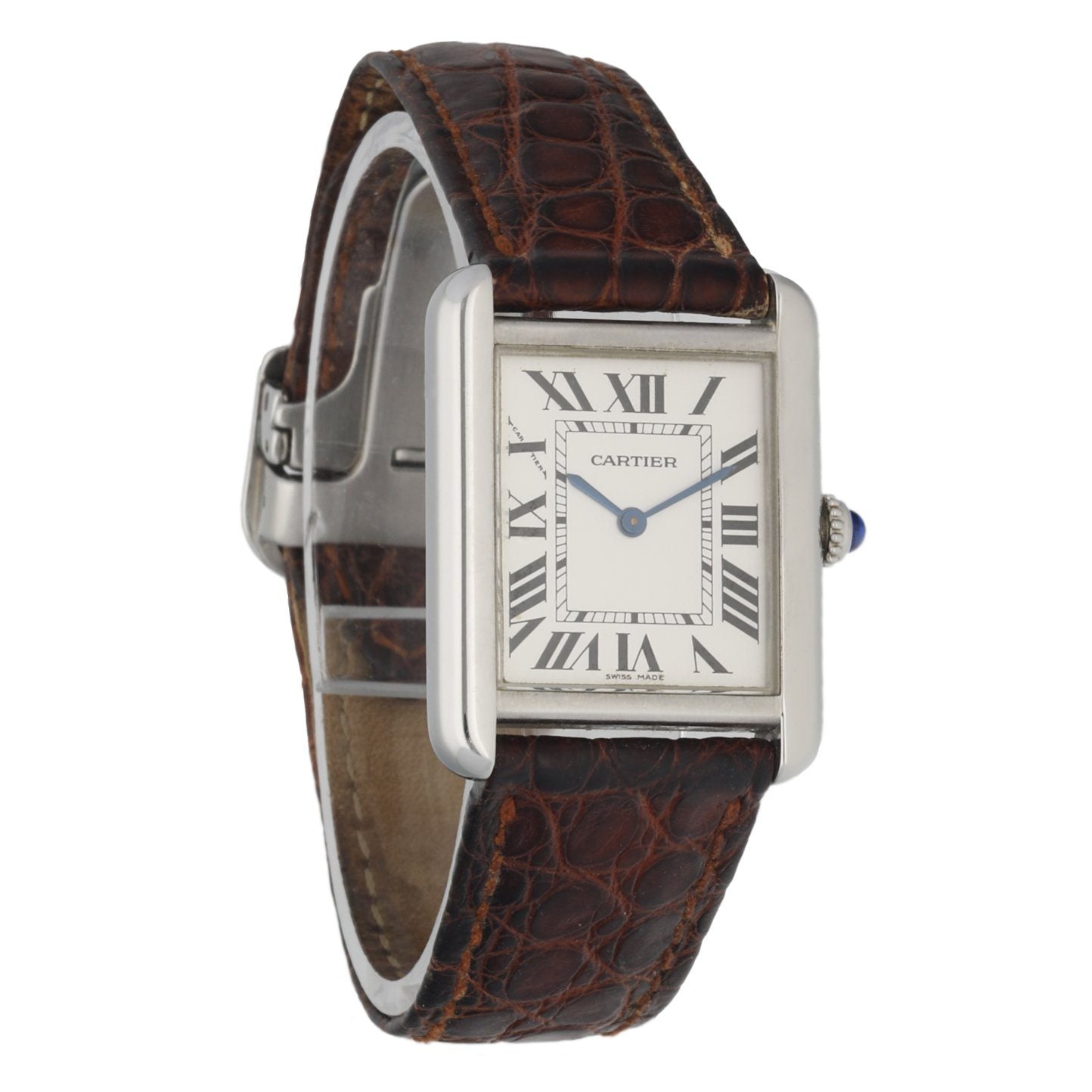 Cartier Tank Solo 2716 Stainless Steel Ladies Watch