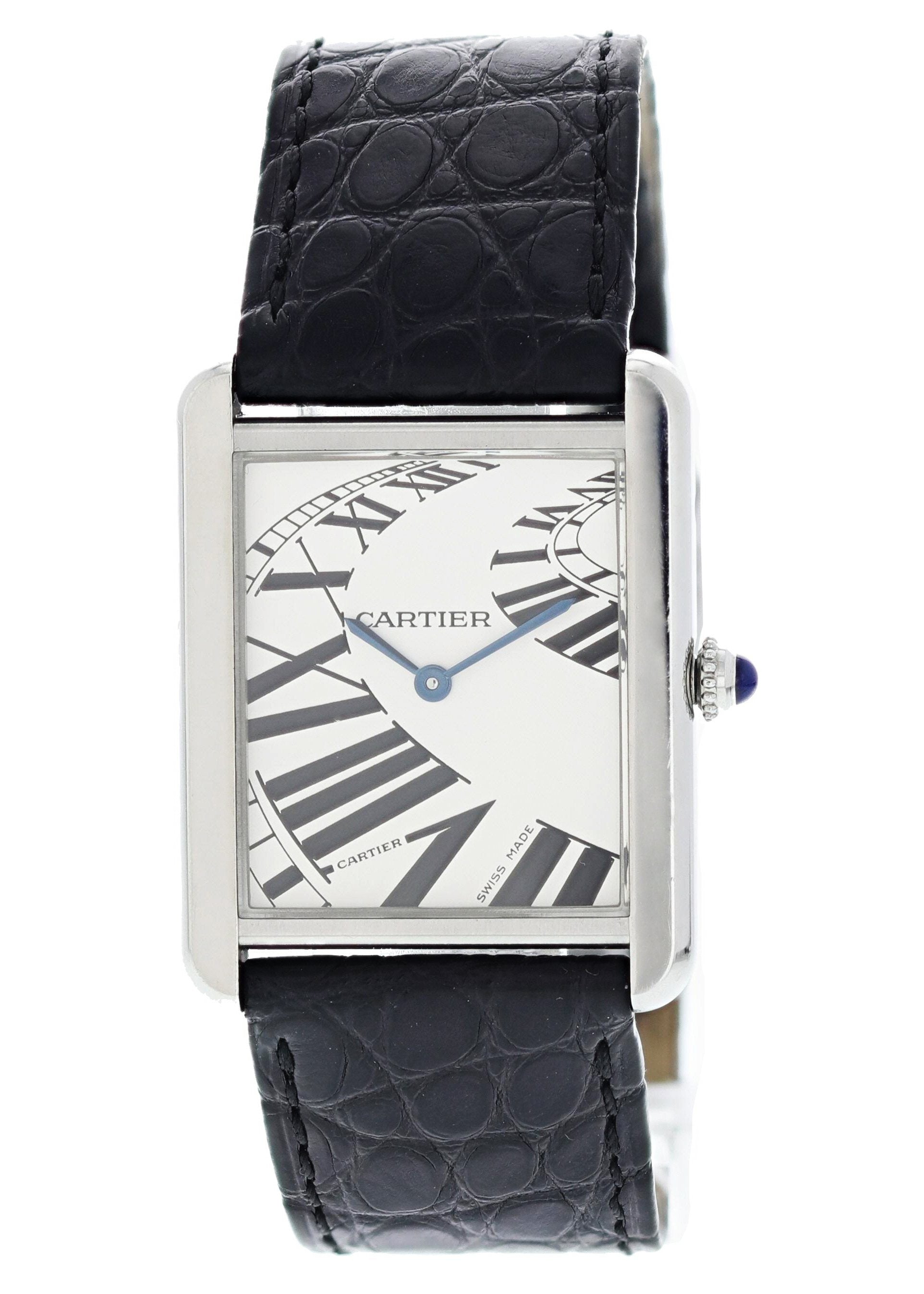 Cartier Tank Solo 3169 Stainless Steel watch - Wristwatch