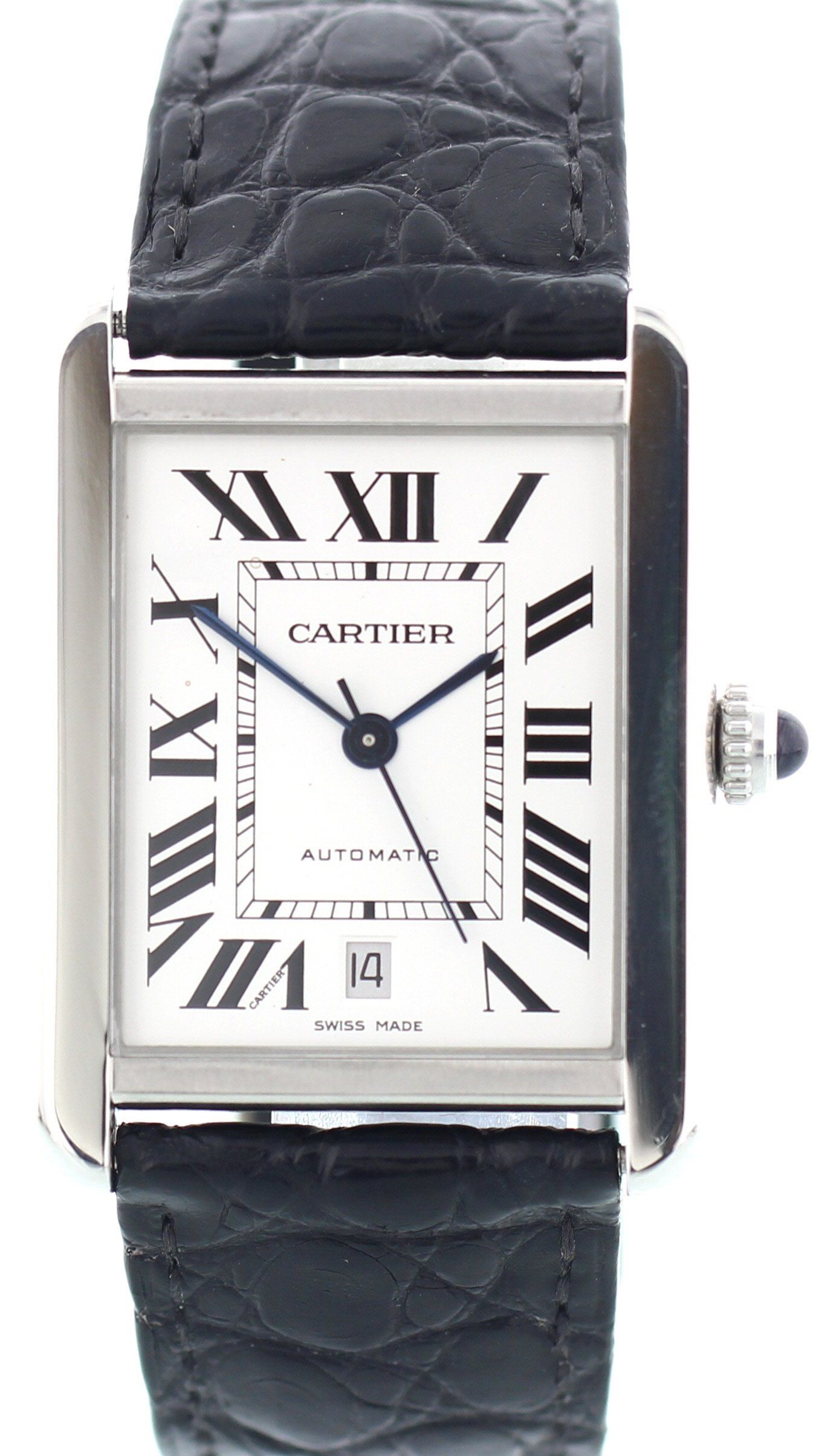 Cartier Tank Solo 3515 / W5200028 Stainless Steel Automatic - Wristwatch