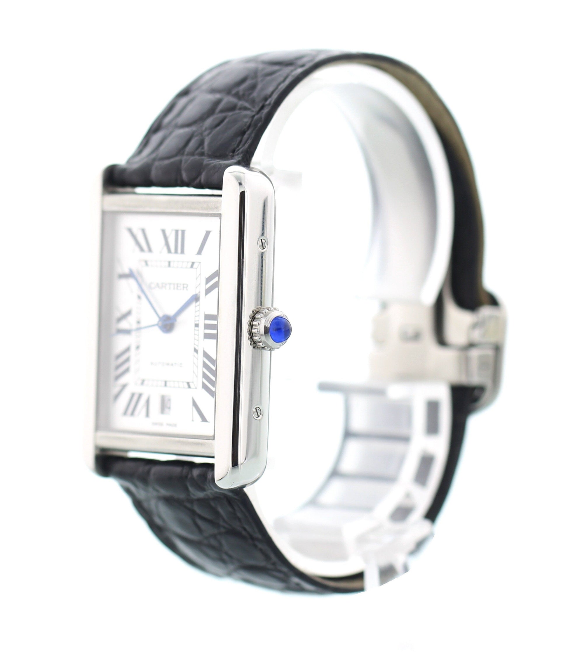 Cartier Tank Solo 3515 / W5200028 Stainless Steel Automatic - Wristwatch