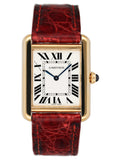 Cartier Tank Solo W1018755 18K Yellow Gold Ladies Watch