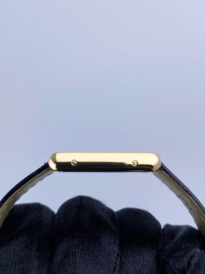 Cartier Tank Solo W5200002 18K Yellow Gold Ladies Watch