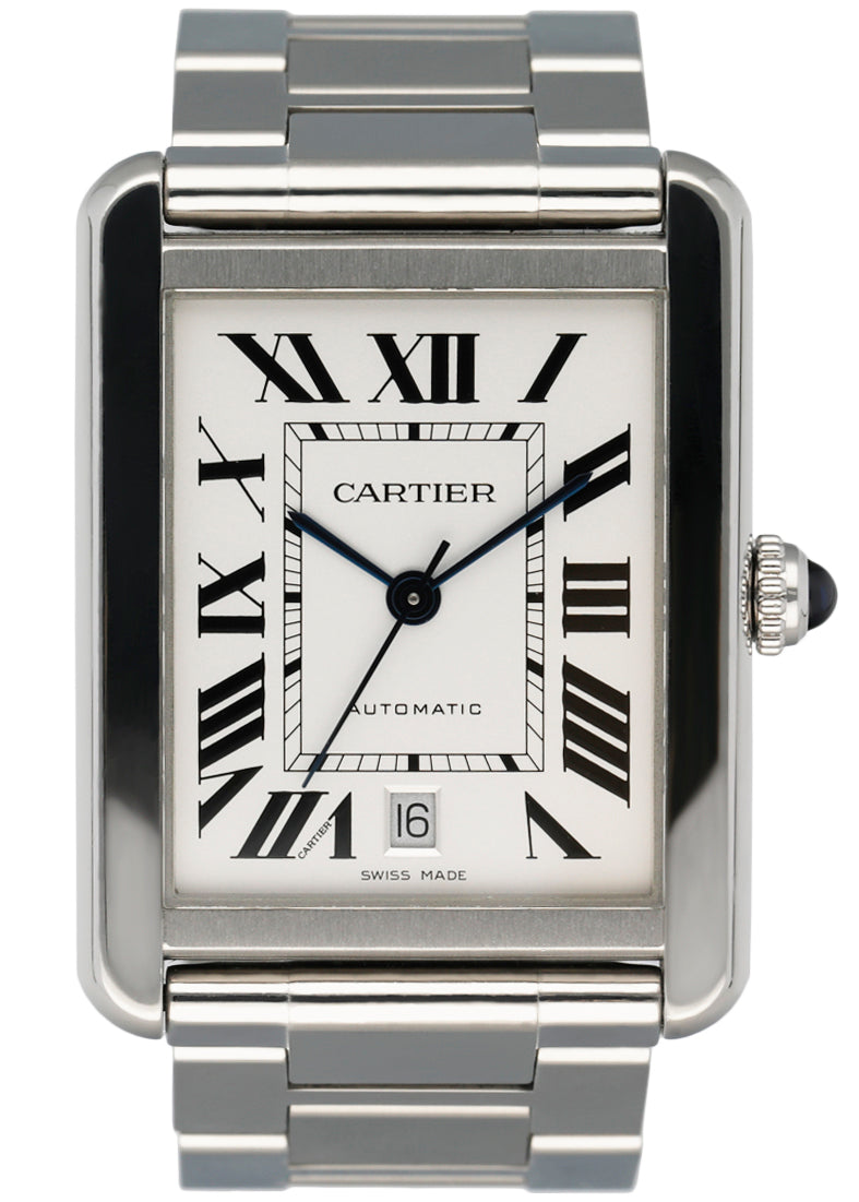 Cartier Tank Solo XL 3800 Mens Watch with Box & Papers - Wristwatch