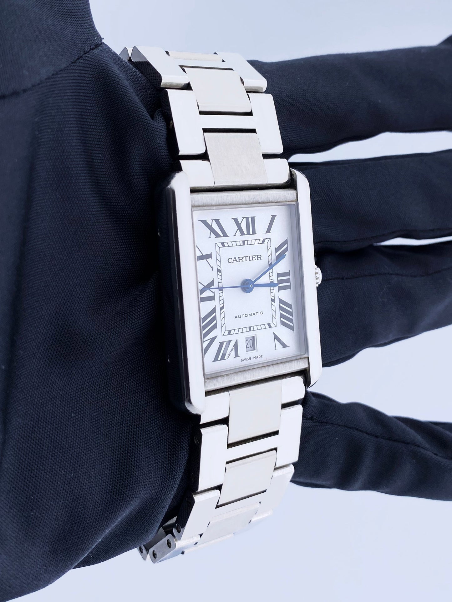Cartier Tank Solo XL 3800 Mens Watch with Box & Papers - Wristwatch