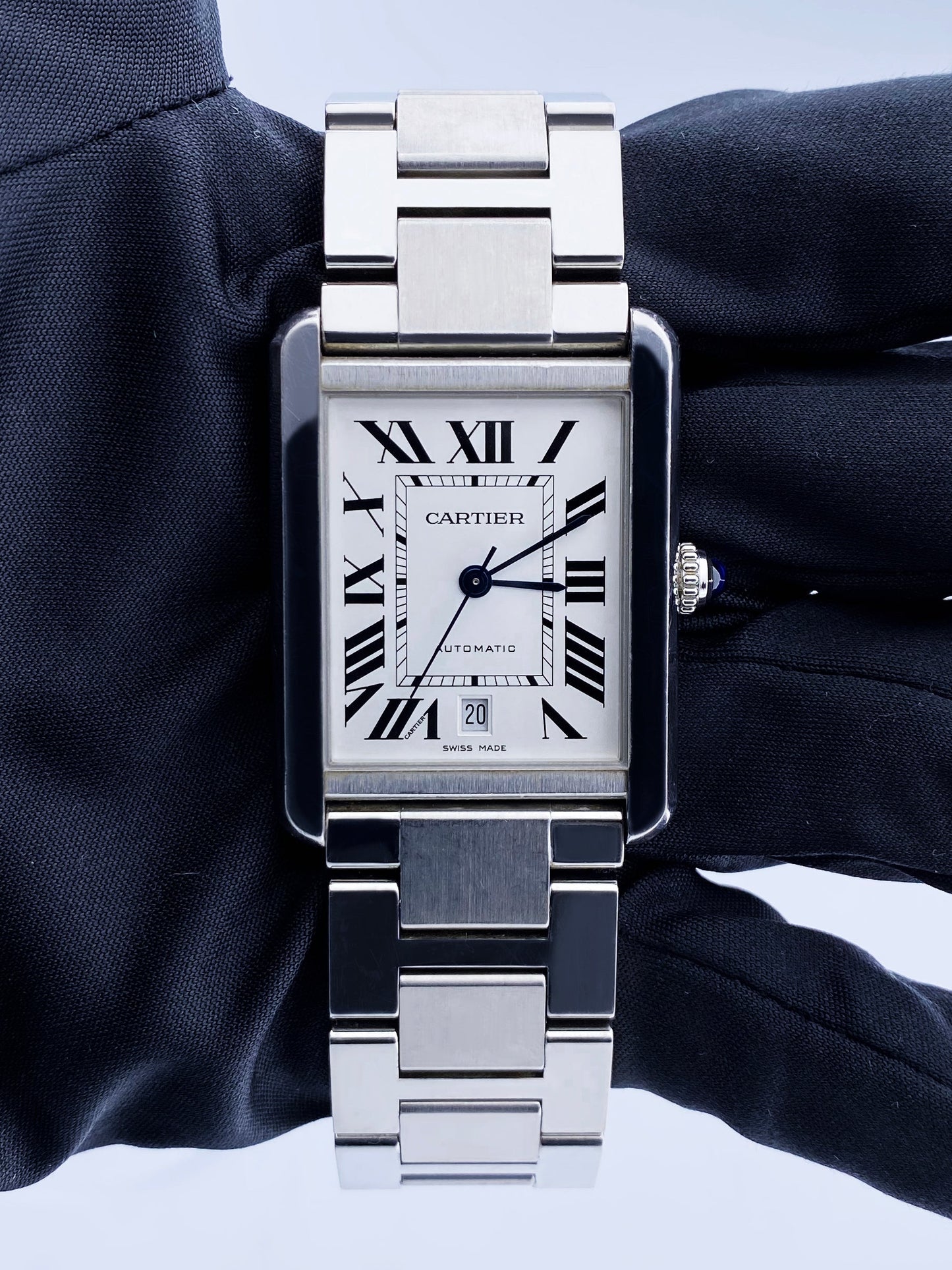 Cartier Tank Solo XL 3800 Mens Watch with Box & Papers - Wristwatch