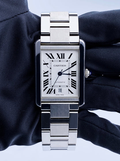 Cartier Tank Solo XL 3800 Mens Watch with Box & Papers - Wristwatch