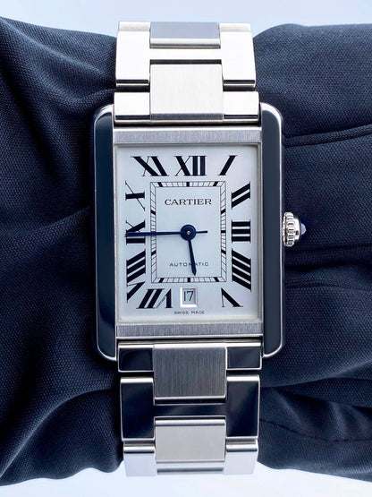 Cartier Tank Solo XL W5200028 Stainless Steel Mens Watch
