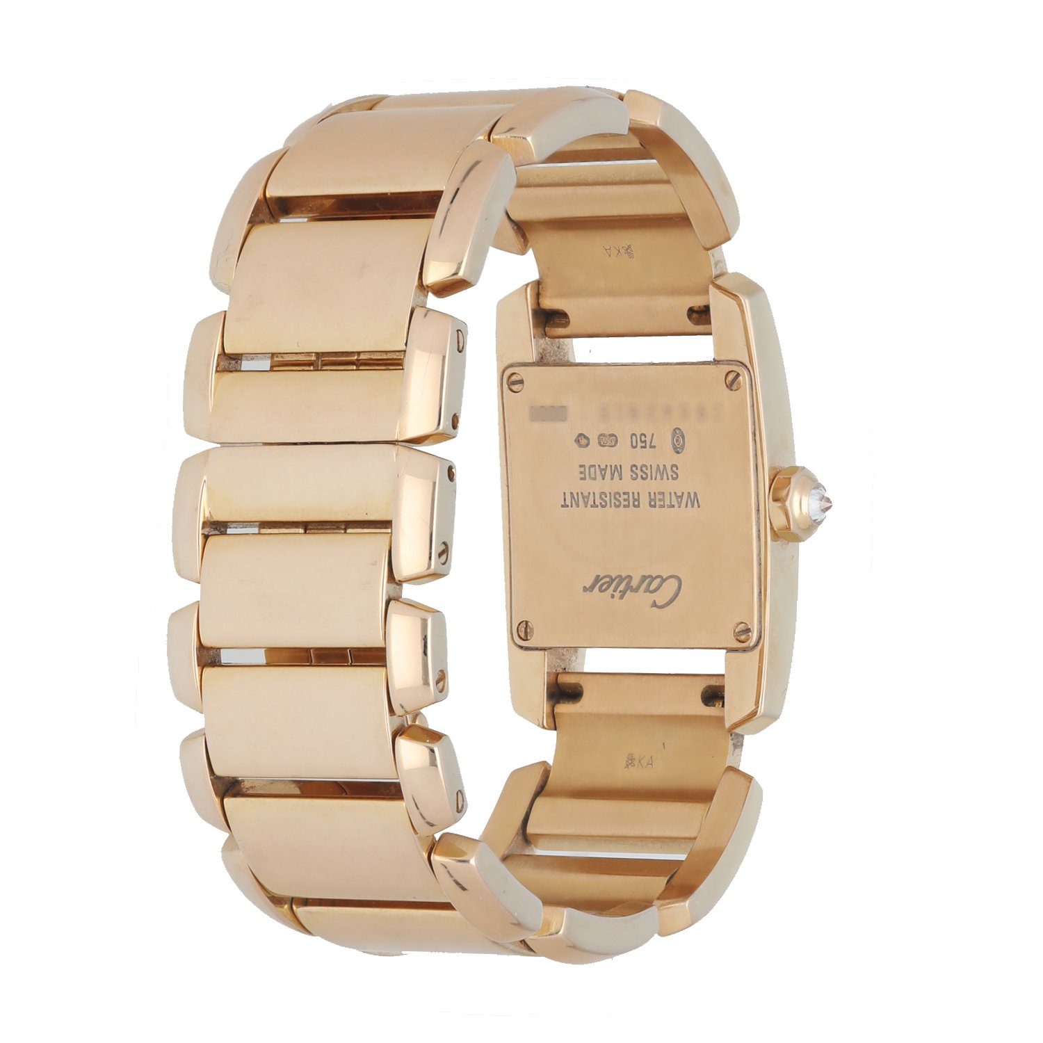 Cartier Tankissime 2801 18k Rose Gold Quartz Ladies Watch - Virtual