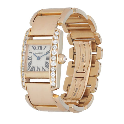 Cartier Tankissime 2801 18k Rose Gold Quartz Ladies Watch - Virtual