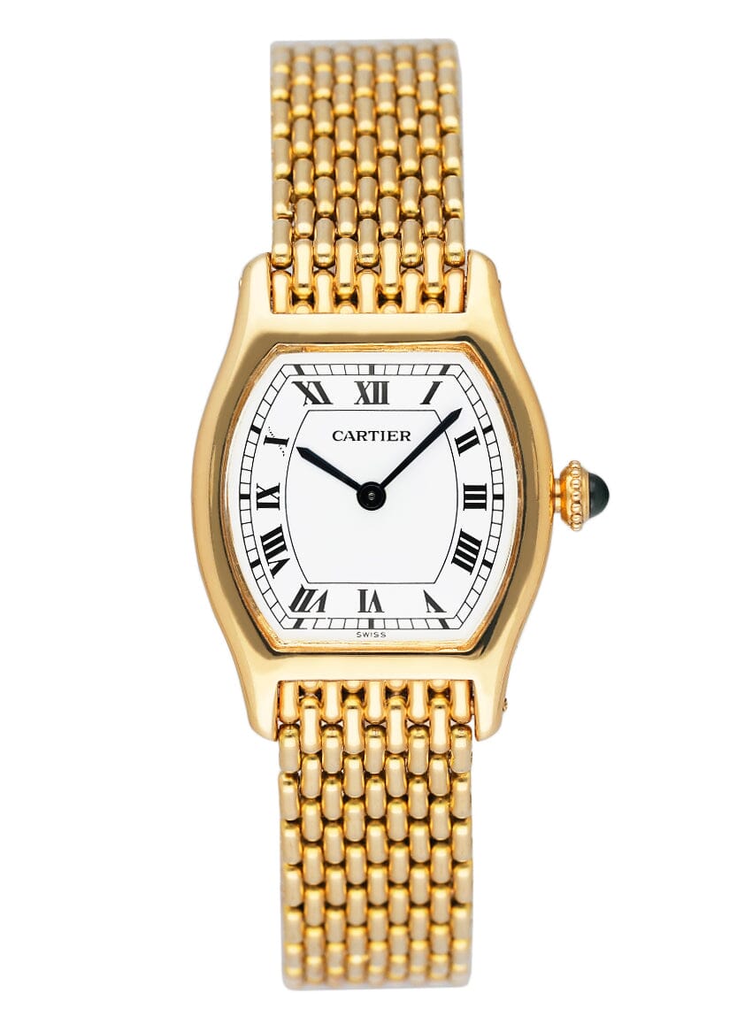 Cartier Tortue Paris 18K Yellow Gold Ladies Watch - Watches