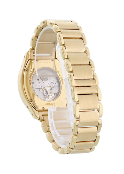 Cartier Tortue Paris 2496 18k Rose Gold Ladies Diamond Watch - Virtual