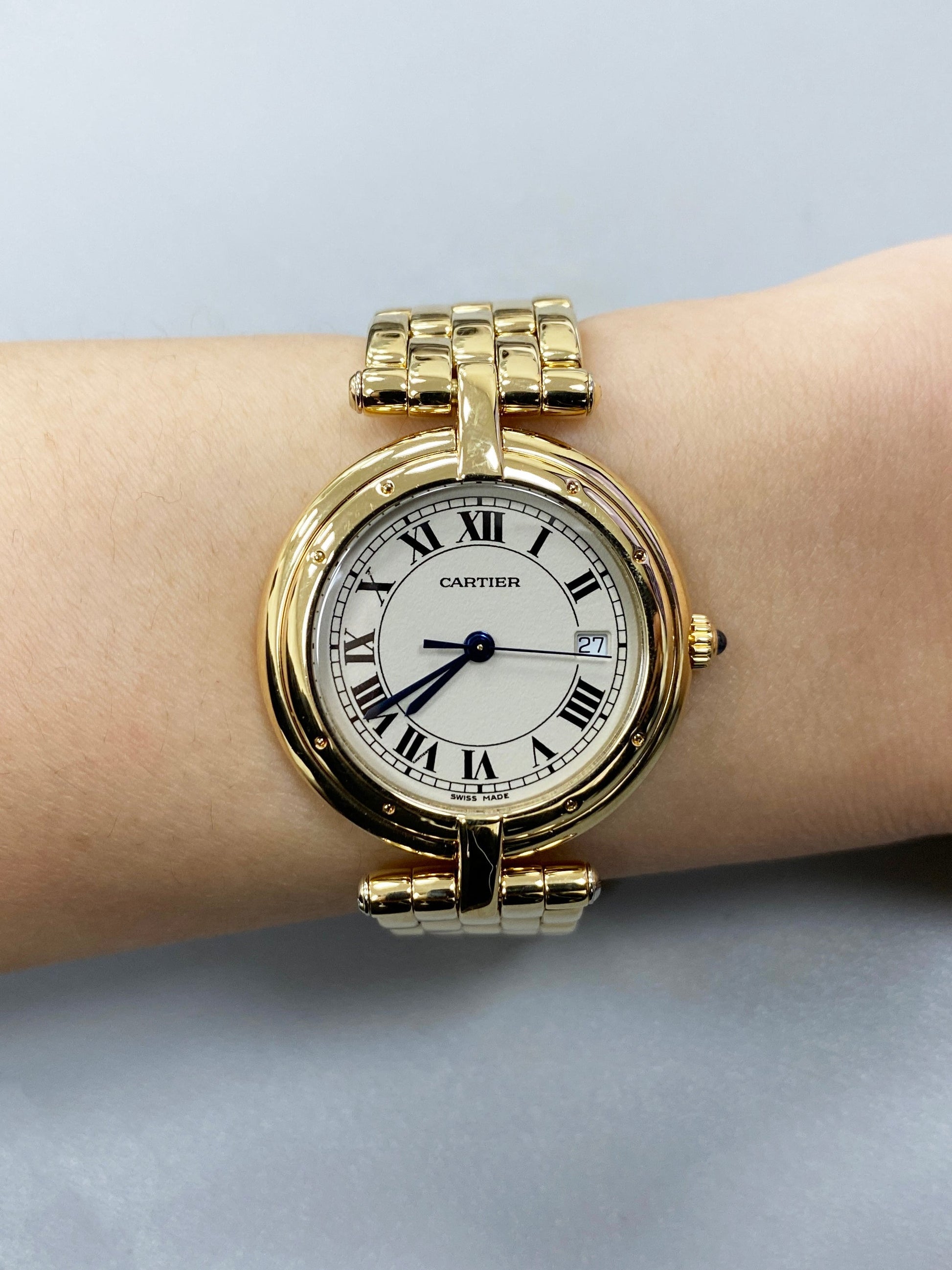 Cartier Vendome 18K Yellow Gold Ladies Watch - Wristwatch