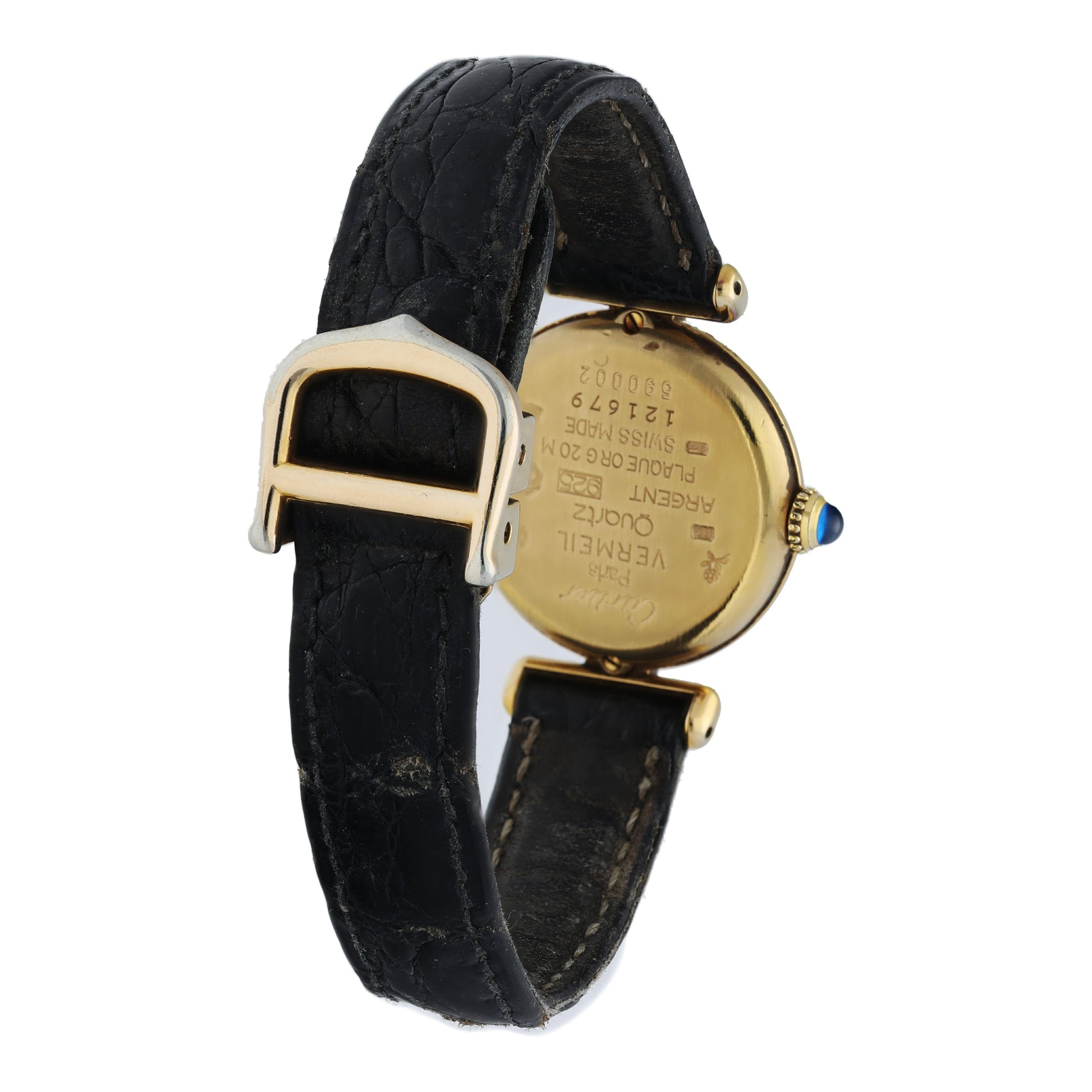 Cartier Vermeil Must de Cartier 590002 Ladies Watch