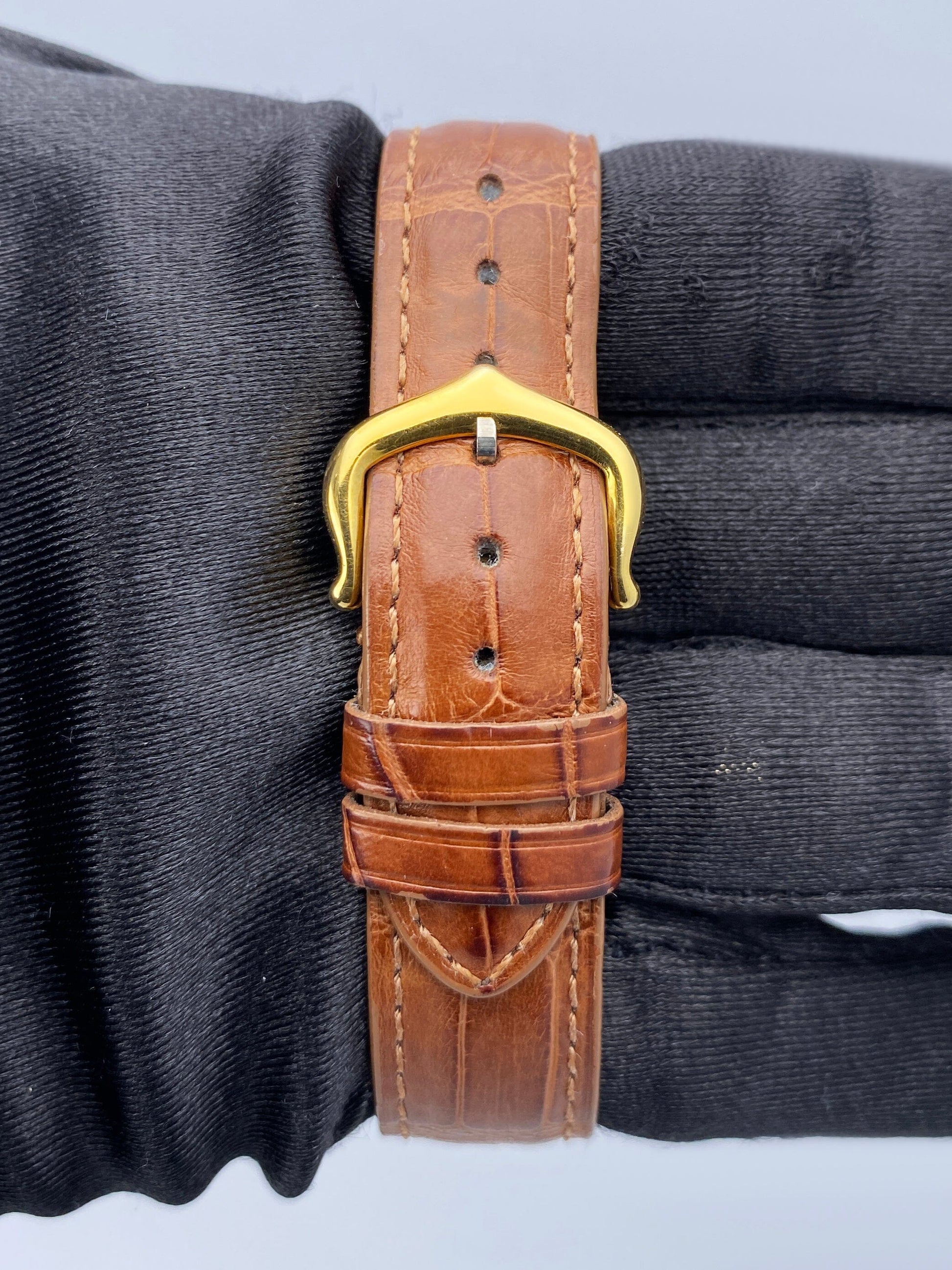Cartier Vermeil Tank Must 925 18K Yellow Gold Ladies Watch - Wristwatch