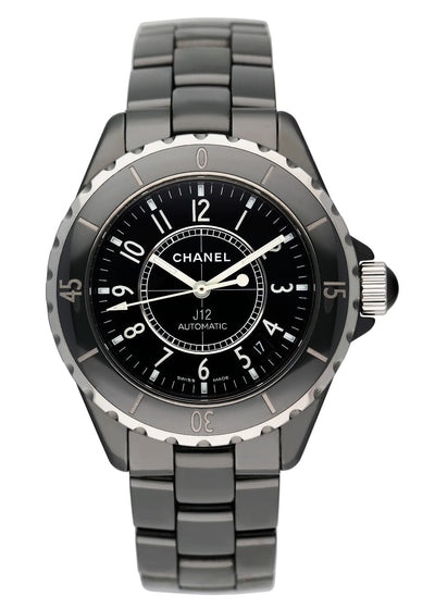 Chanel J12 Black Ceramic Mens Watch - Virtual