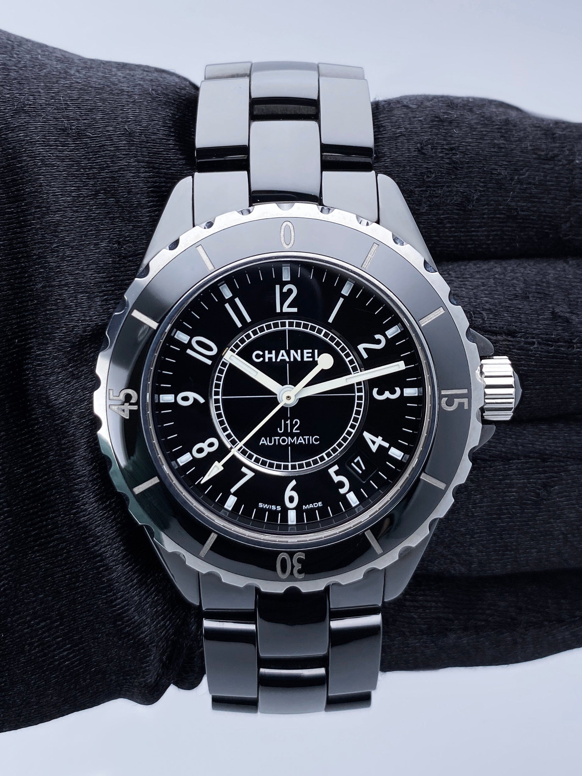 Chanel J12 Black Ceramic Mens Watch