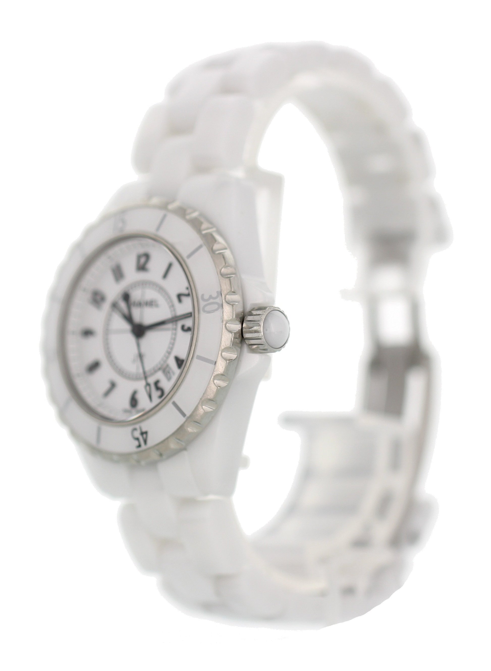 Chanel J12 H0968 White Ceramic Quartz Watch