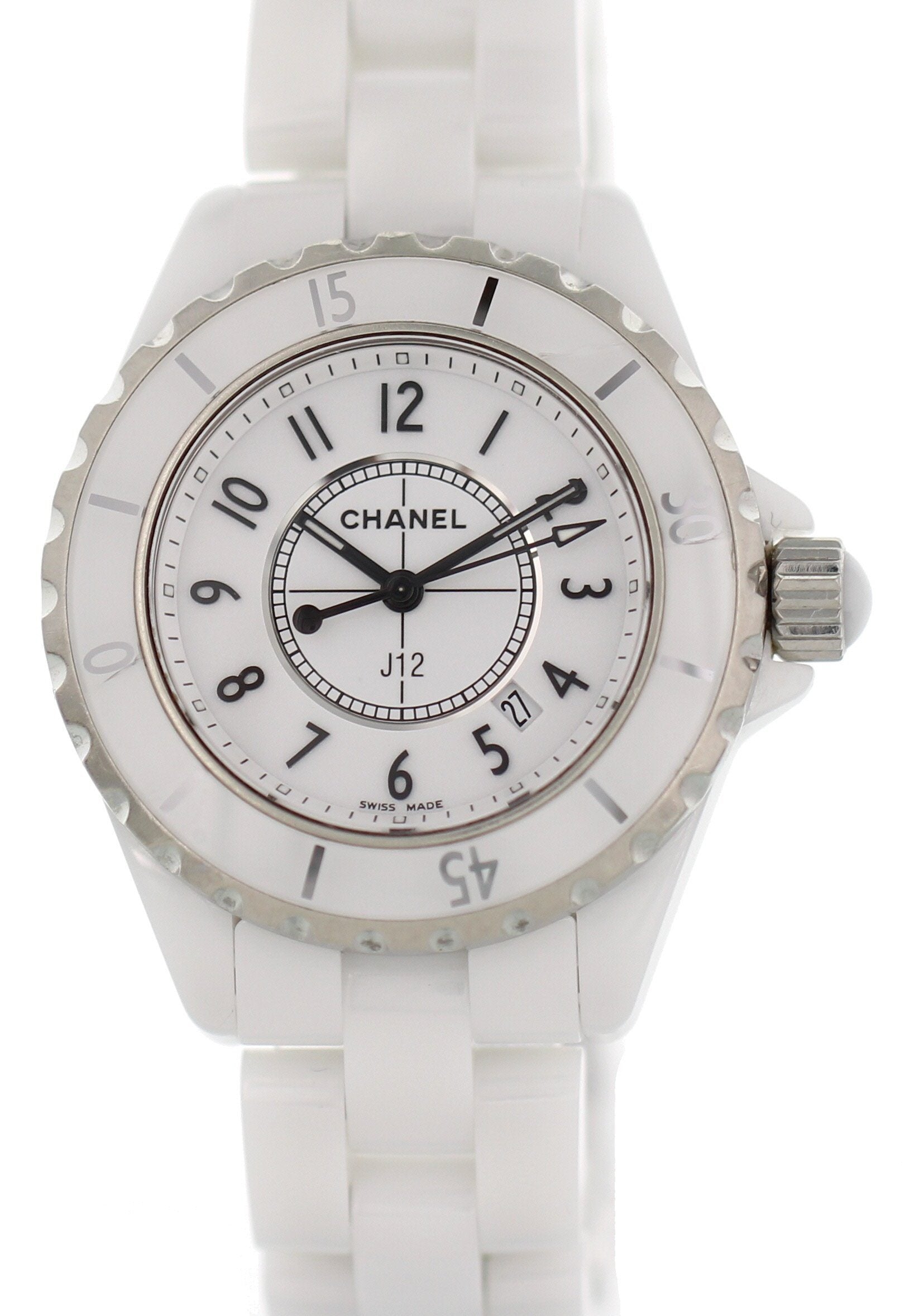 Chanel J12 H0968 White Ceramic Quartz Watch