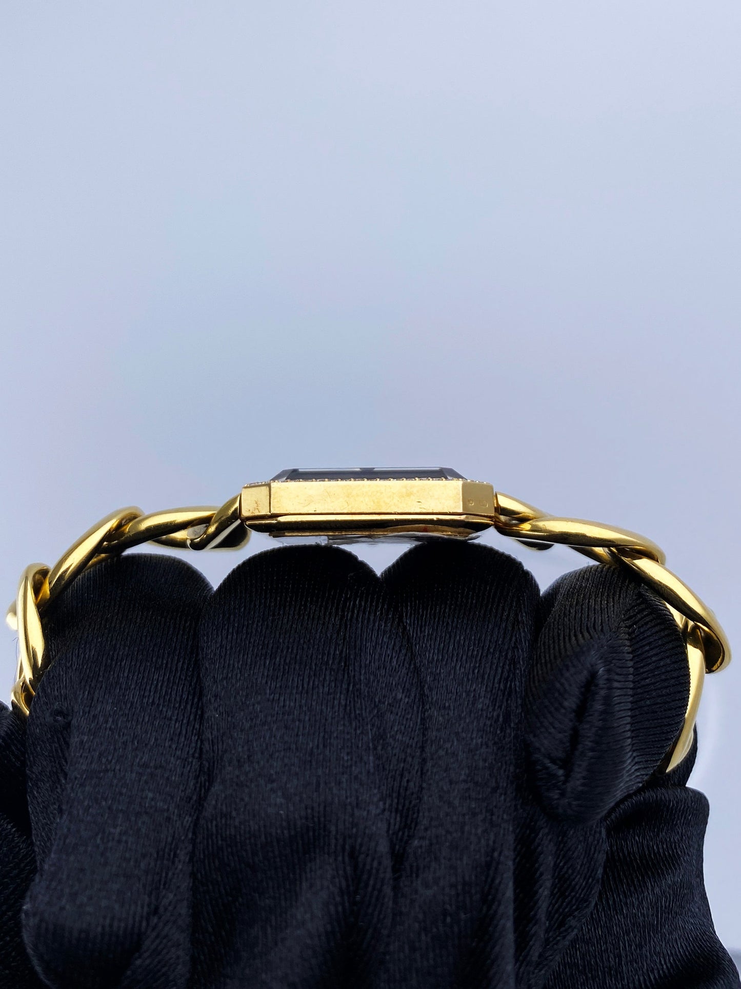 Chanel Paris 18K Yellow Gold & Diamond Bezel Onyx Dial Ladies Watch - Virtual
