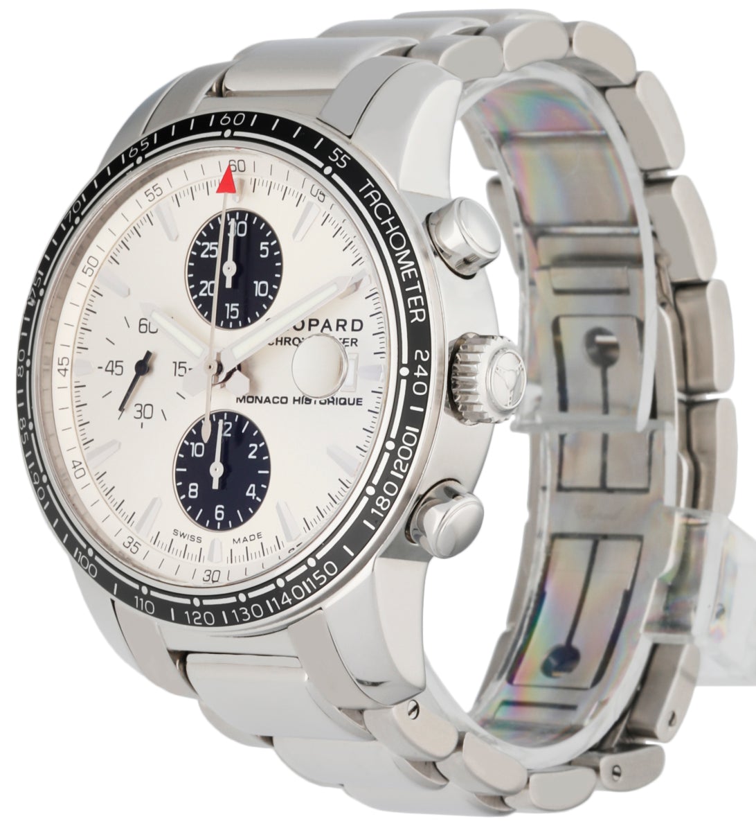 Chopard Grand Prix De Monaco Stainless Steel Silver Dial 8992 Mens Watch