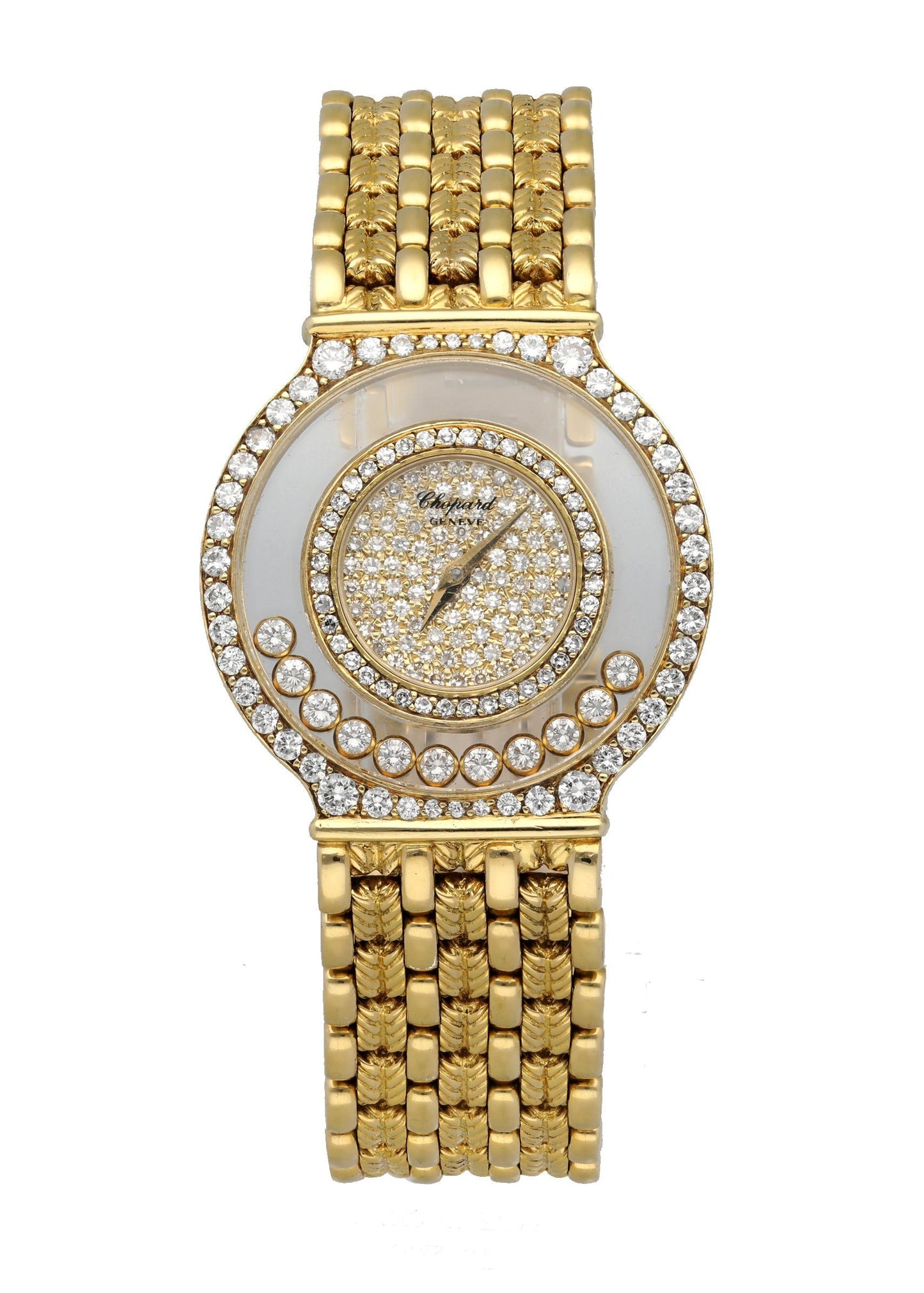 Chopard Happy Diamonds 21/2856 Diamond dial 18k Yellow Gold