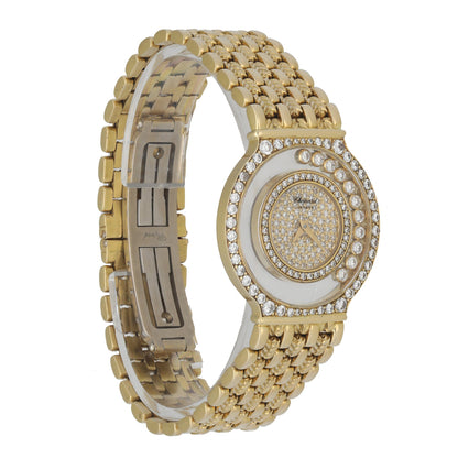Chopard Happy Diamonds 21/2856 Diamond dial 18k Yellow Gold