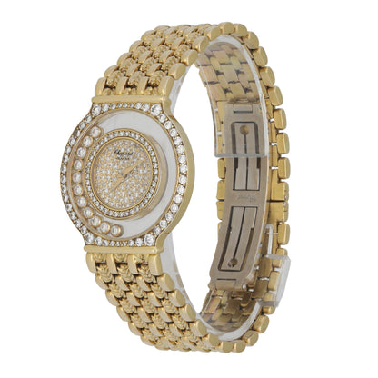 Chopard Happy Diamonds 21/2856 Diamond dial 18k Yellow Gold